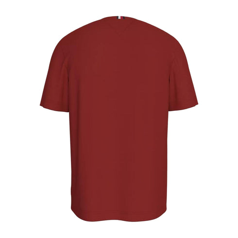 Tommy Hilfiger T - shirt T - shirt Uomo ricamo TH monogram Blu - Francavilla Moda